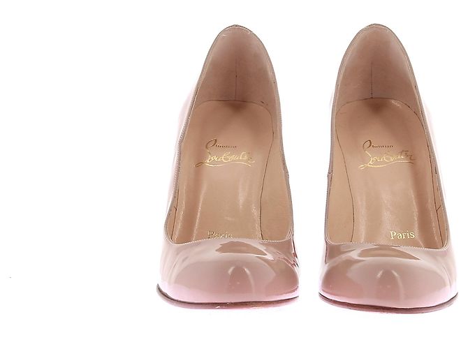 Christian Louboutin Lackleder-Pumps Beige - Ansicht 4