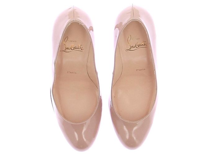Christian Louboutin Lackleder-Pumps Beige - Ansicht 6