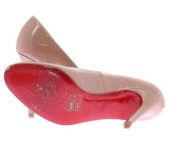 Christian Louboutin Lackleder-Pumps Beige - Ansicht 7