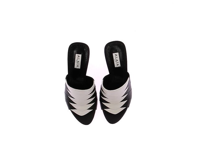 Alaïa Mule con tacco "Alia" Nero - vista 6
