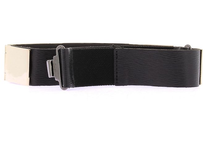 The Kooples Leder- und Metallgürtel Schwarz - Ansicht 2