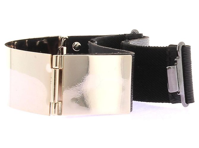 The Kooples Leder- und Metallgürtel Schwarz - Ansicht 4