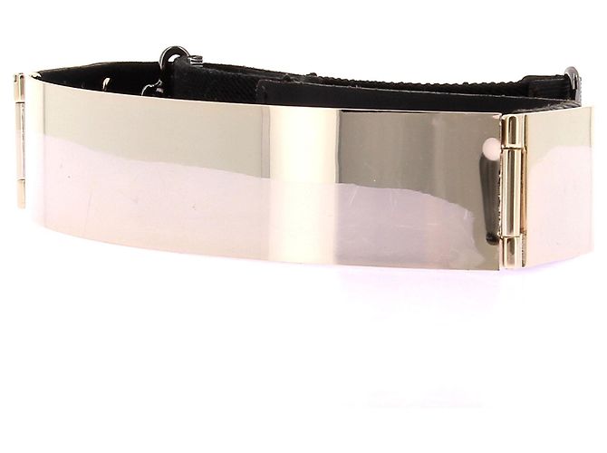The Kooples Leder- und Metallgürtel Schwarz - Ansicht 5