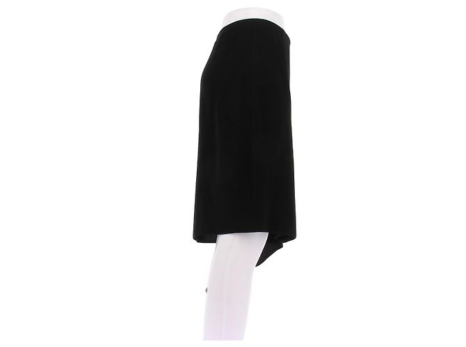 Falda midi asimétrica negra Prada Negro - vista 3