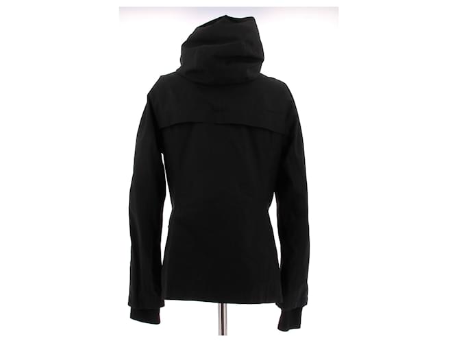 Prada Giacca nera con cappuccio Nero - vista 2