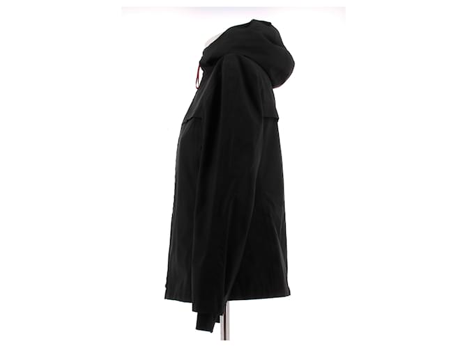 Prada Giacca nera con cappuccio Nero - vista 4