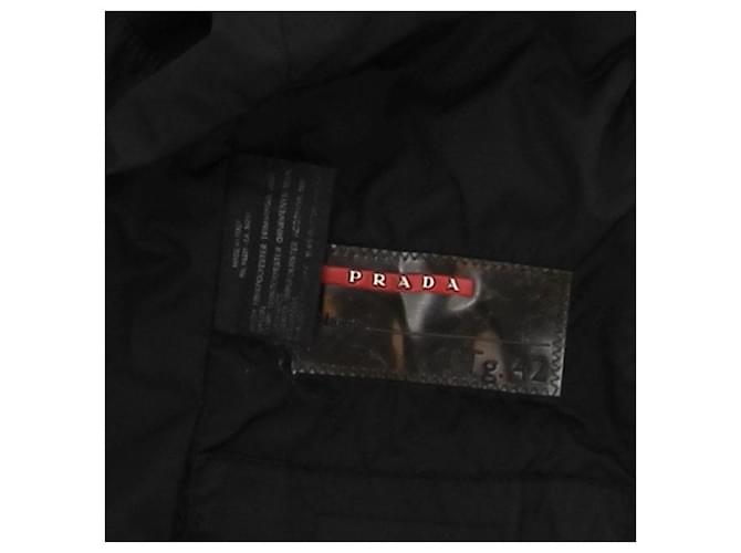 Prada Giacca nera con cappuccio Nero - vista 5