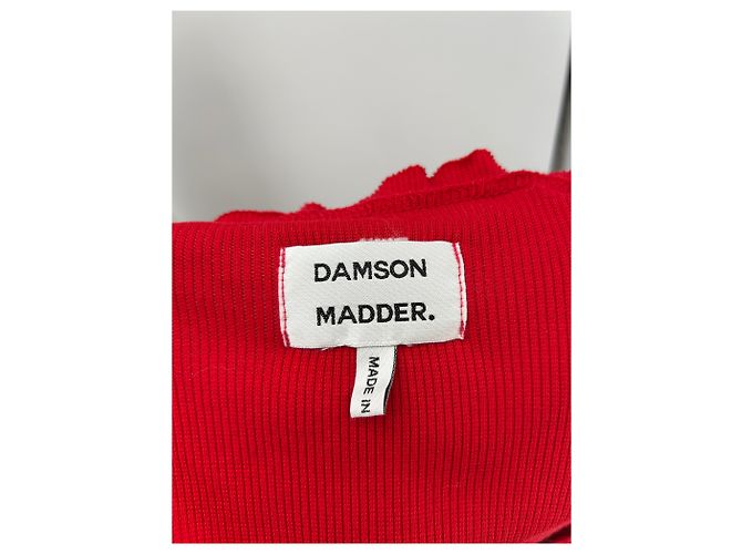 Autre Marque DAMSON MADDER Roter Baumwollcardigan - Ansicht 5