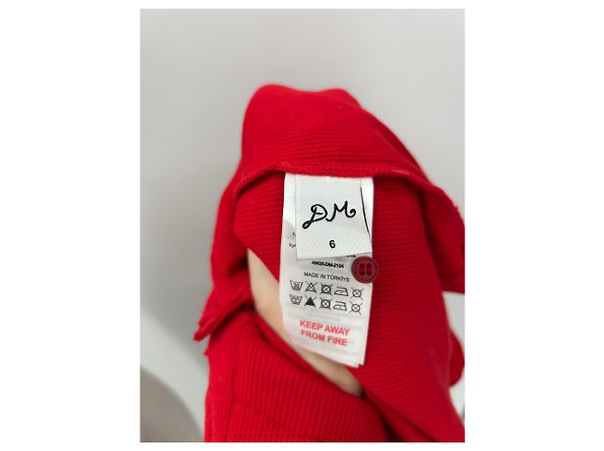 Autre Marque DAMSON MADDER Roter Baumwollcardigan - Ansicht 6