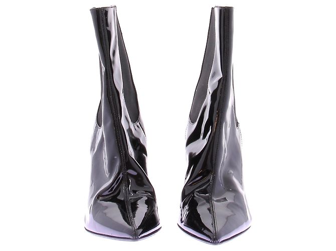 Calvin Klein Botas negras lacadas - vista 4