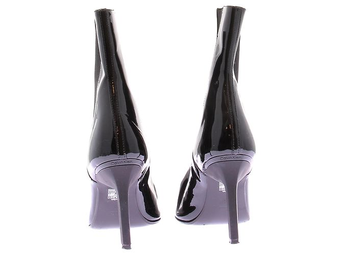 Calvin Klein Botas negras lacadas - vista 5