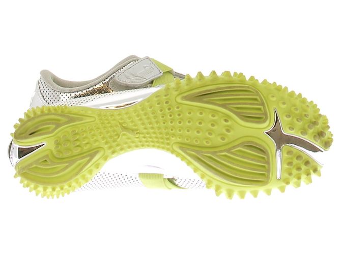 Autre Marque PUMA x OTTOLINGER Silberne Leder Sneakers Golden - Ansicht 7