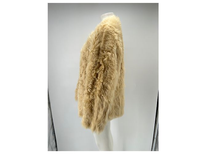 Autre Marque Chaqueta de pelo sintético MARCELA LONDON Beige - vista 4