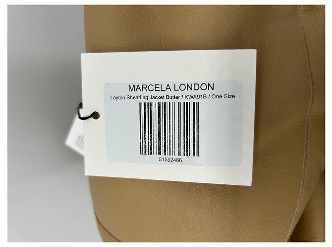 Autre Marque Chaqueta de pelo sintético MARCELA LONDON Beige - vista 6