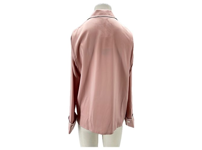 Autre Marque Camicia di seta rosa LILYSILK M - vista 2
