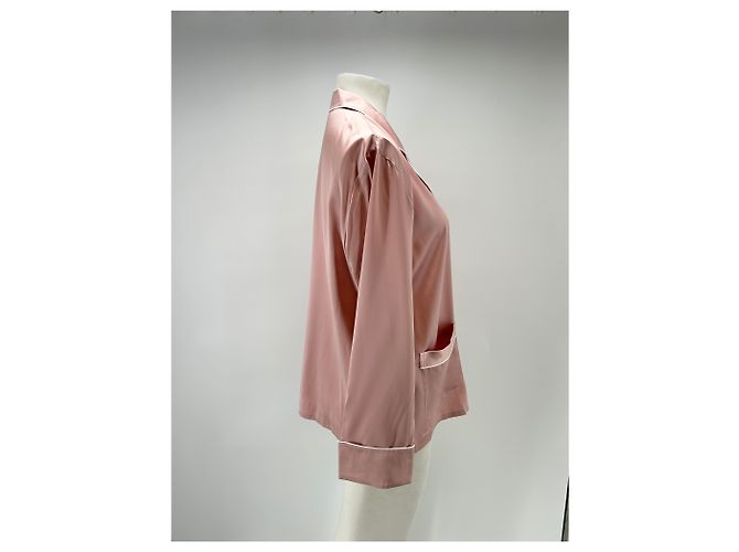 Autre Marque Camicia di seta rosa LILYSILK M - vista 3