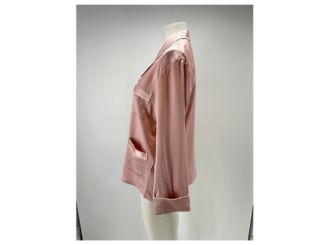 Autre Marque Camicia di seta rosa LILYSILK M - vista 4