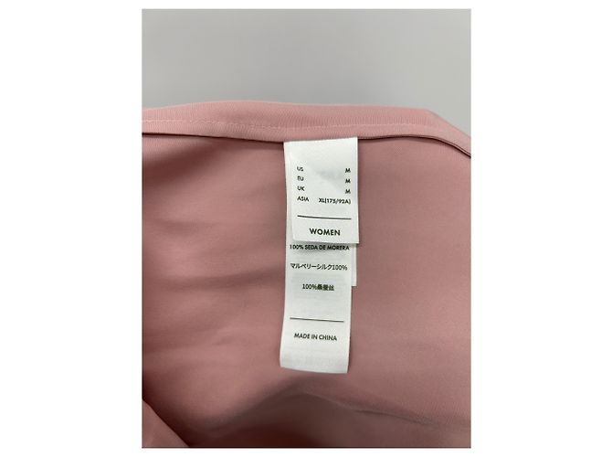 Autre Marque Camicia di seta rosa LILYSILK M - vista 7