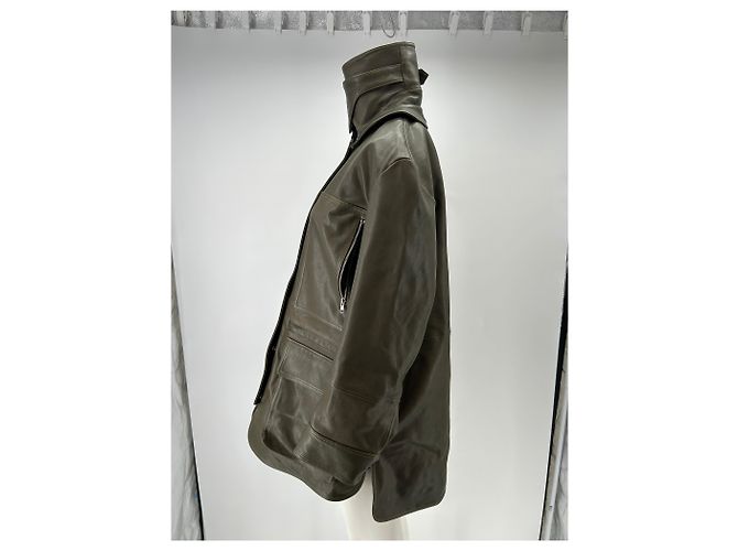 Marc by Marc Jacobs Lederjacke Khaki - Ansicht 4