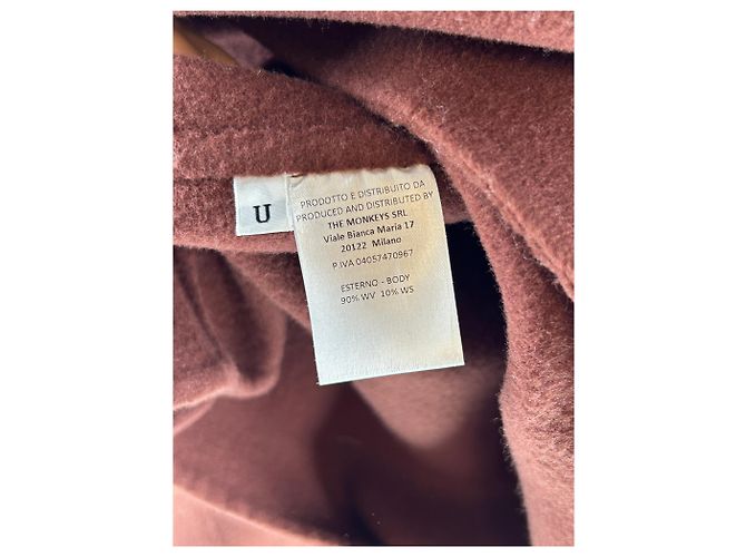 Gianluca Capannolo Wollponcho Terracotta Braun - Ansicht 6