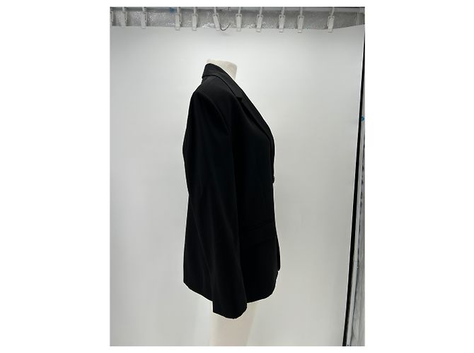 Autre Marque Blazer de lana negro BOUGUESSA - vista 3