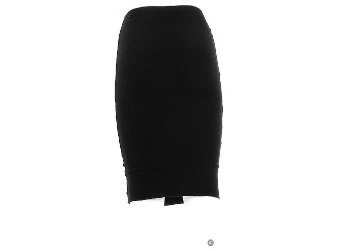 Falda lápiz de cachemira negra Leetha Negro - vista 2
