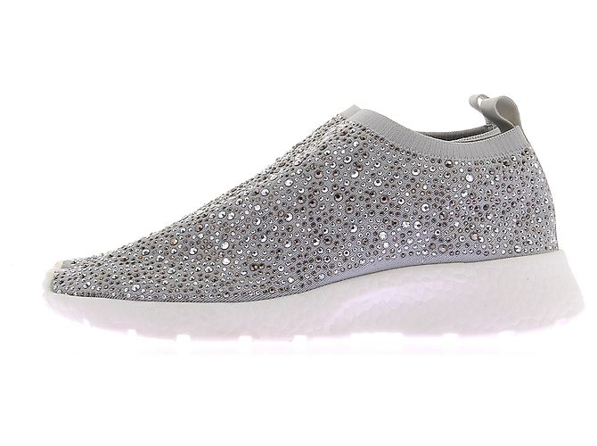 Fred Strass Sneaker Silber mit Gummisohlen 37 - Ansicht 3