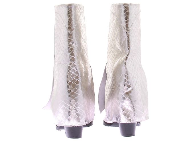 Autre Marque Botas TORAL de piel plateadas 38 Plata - vista 5