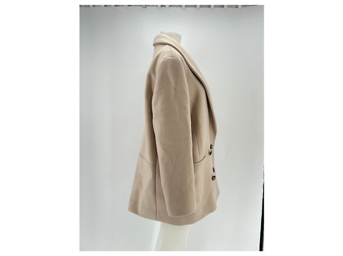 SéZane Cappotto in lana "James" Beige - vista 3