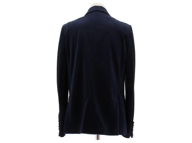 Golden Goose Marineblazer aus Samt Marineblau - Ansicht 2