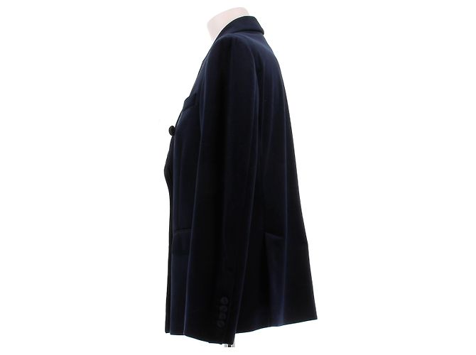 Golden Goose Marineblazer aus Samt Marineblau - Ansicht 4