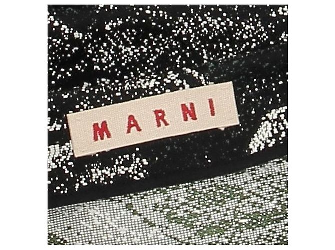 Falda geométrica Marni blanco y negro Talla 42 - vista 5