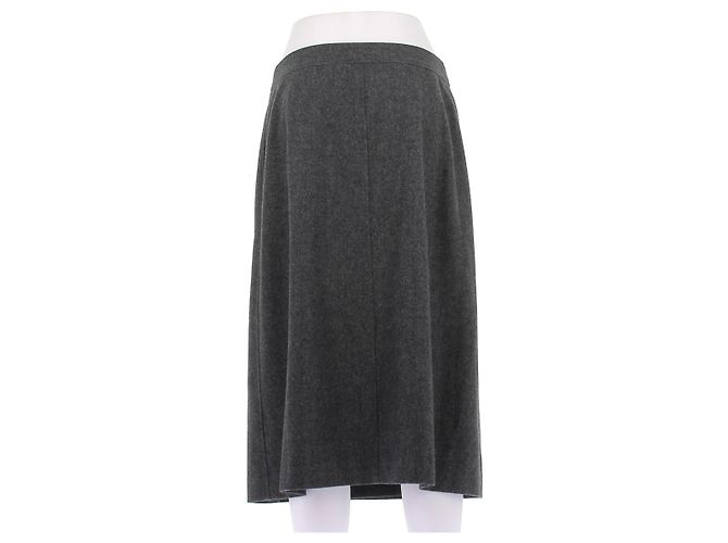 Falda de lana gris oscuro Vanessa Seward - vista 2