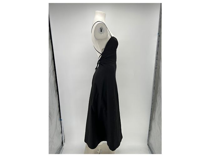 Autre Marque Vestido de algodón negro KHY Talla 6 - vista 3