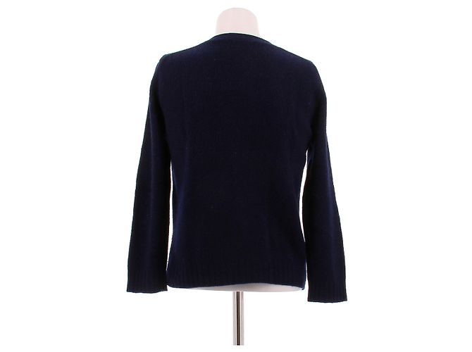 Prada Marinefarbener Wollcardigan Marineblau - Ansicht 2