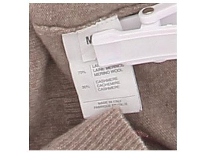 Comme Des Garcons Beige V-Ausschnitt Pullover aus Wolle und Kaschmir - Ansicht 6