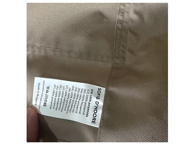 Sofie d'Hoore Cayden Moonstone Giacca Beige Poliammide - vista 8