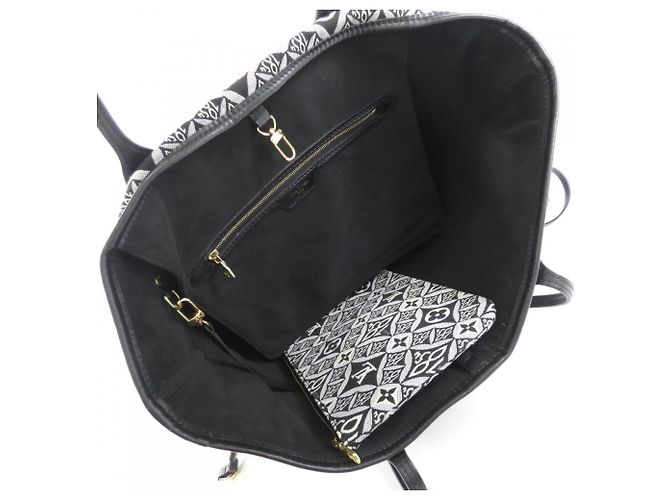 Bolso Neverfull MM Louis Vuitton SINCE1854 Castaño Gris - vista 6