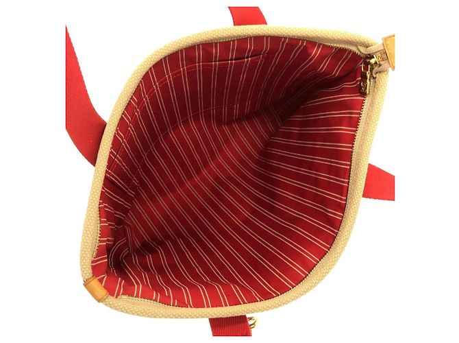 Louis Vuitton Antigua Cabas MM Handtasche Beige - Ansicht 10
