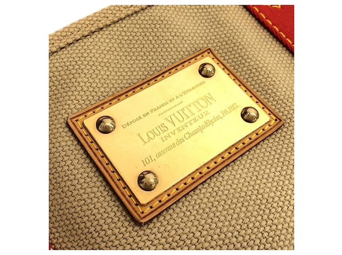 Louis Vuitton Antigua Cabas MM Handtasche Beige - Ansicht 6