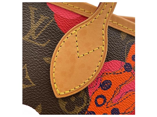 Bolso Neverfull MM Monogram Ramage de Louis Vuitton Castaño Monograma - vista 4