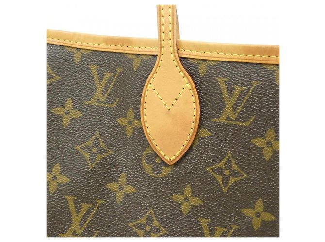 Bolso Louis Vuitton Monogram Neverfull MM Castaño - vista 3