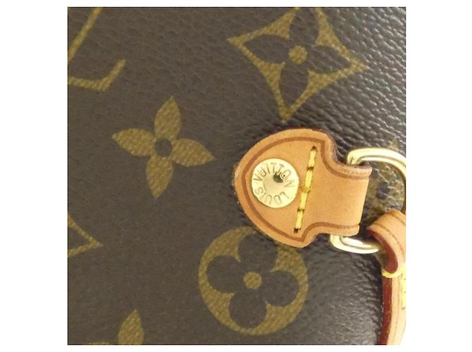 Bolso Louis Vuitton Monogram Neverfull MM Castaño - vista 4
