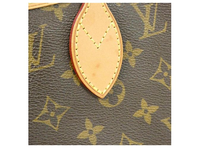 Bolso Louis Vuitton Monogram Neverfull MM Castaño - vista 7