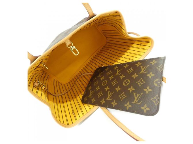 Bolso Louis Vuitton Monogram Neverfull MM Castaño - vista 9
