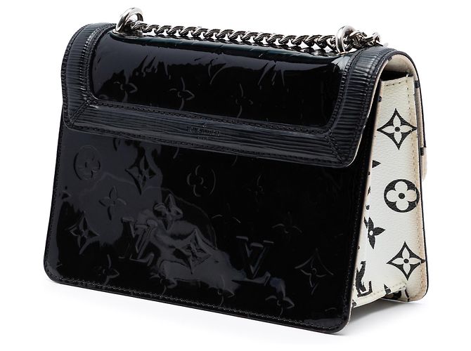Louis Vuitton Nero Monogram Vernis Wynwood - vista 2