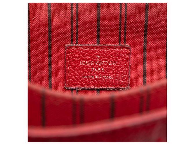 Pochette Metis Monogram Empreinte Rossa Louis Vuitton Rosso - vista 5