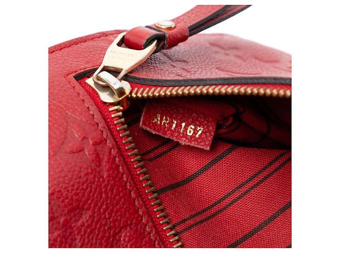 Pochette Metis Monogram Empreinte Rossa Louis Vuitton Rosso - vista 6