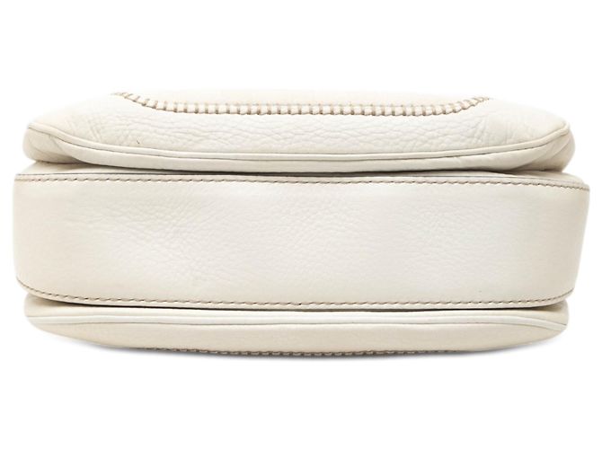 Borsa New Bamboo media GG in tela bianca Gucci - vista 3