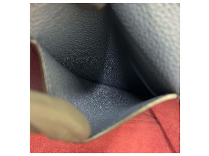 Céline Celine Blau Mittelgroße Tote aus genarbtem Kalbsleder Marineblau - Ansicht 6